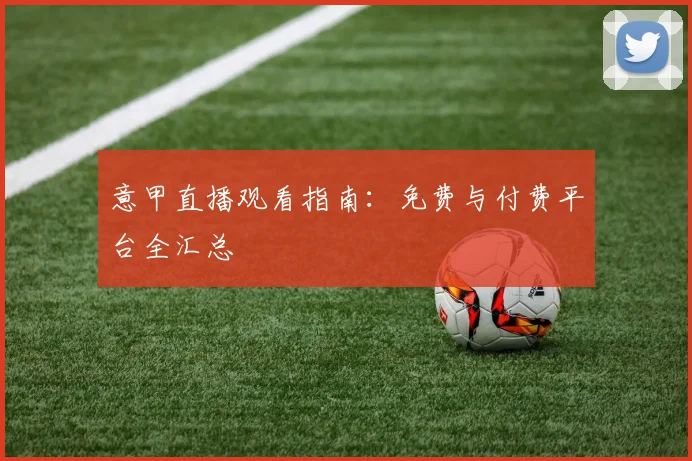 意甲直播观看指南：免费与付费平台全汇总